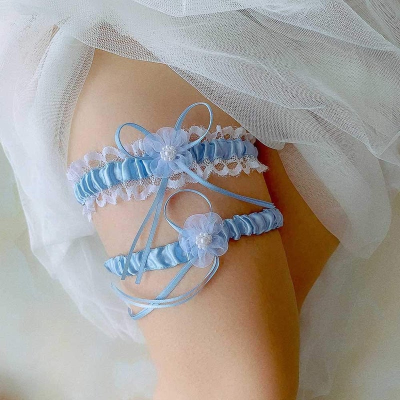 WAMSOLE Lace Bridal Garter Belt - White Wedding Garter Accessory - Image 4